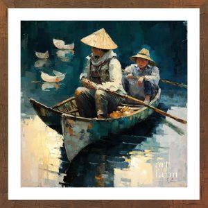 Boat on the river - BOA 001