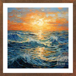 Sunrise on the sea - SUN 004