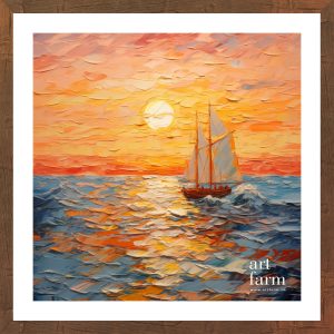 Sunrise on the sea - SUN 006