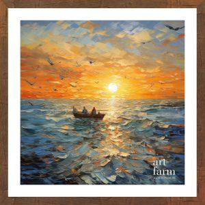 Sunrise on the sea - SUN 008