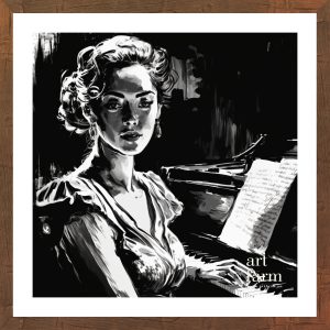 The Woman by the Piano - PIA 019