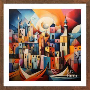 Cubist city - CIT 001
