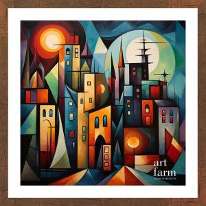 Cubist city - CIT 008