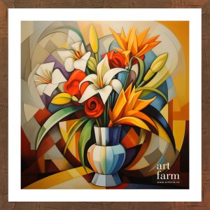 Cubist flower - CUB 006