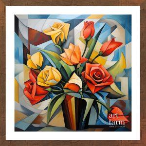 Cubist flower - CUB 008