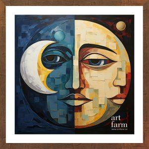 Cubist of the moon - CUB 004