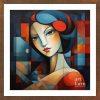 Cubist portrait - CUB 002