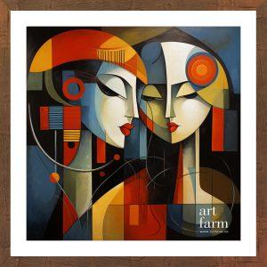 Cubist portrait - CUB 004