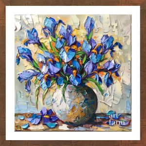 Iris flower vase - IRI 002