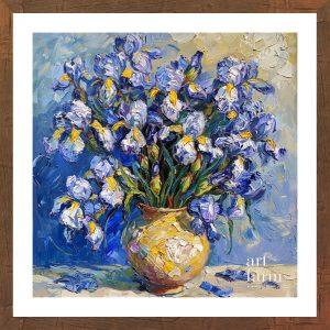 Iris flower vase - IRI 003