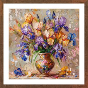 Iris flower vase - IRI 005