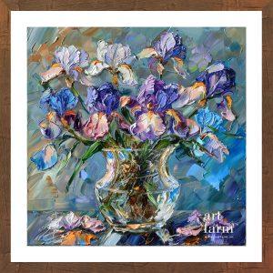 Iris flower vase - IRI 006
