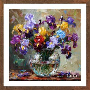Iris flower vase - IRI 007
