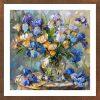 Iris flower vase - IRI 009
