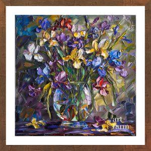 Iris flower vase - IRI 010