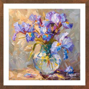 Iris flower vase - IRI 012