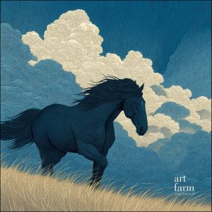 Ngựa - Edo-Woodblock-EDO-08