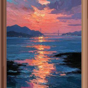 San francisco Bay - Sunset 01
